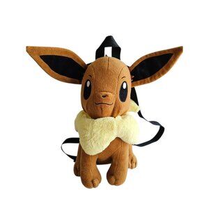 Pokemon Eevee Plush Stuffed Animal Backpack Bag FAB Starpoint NY 2015 12.5"